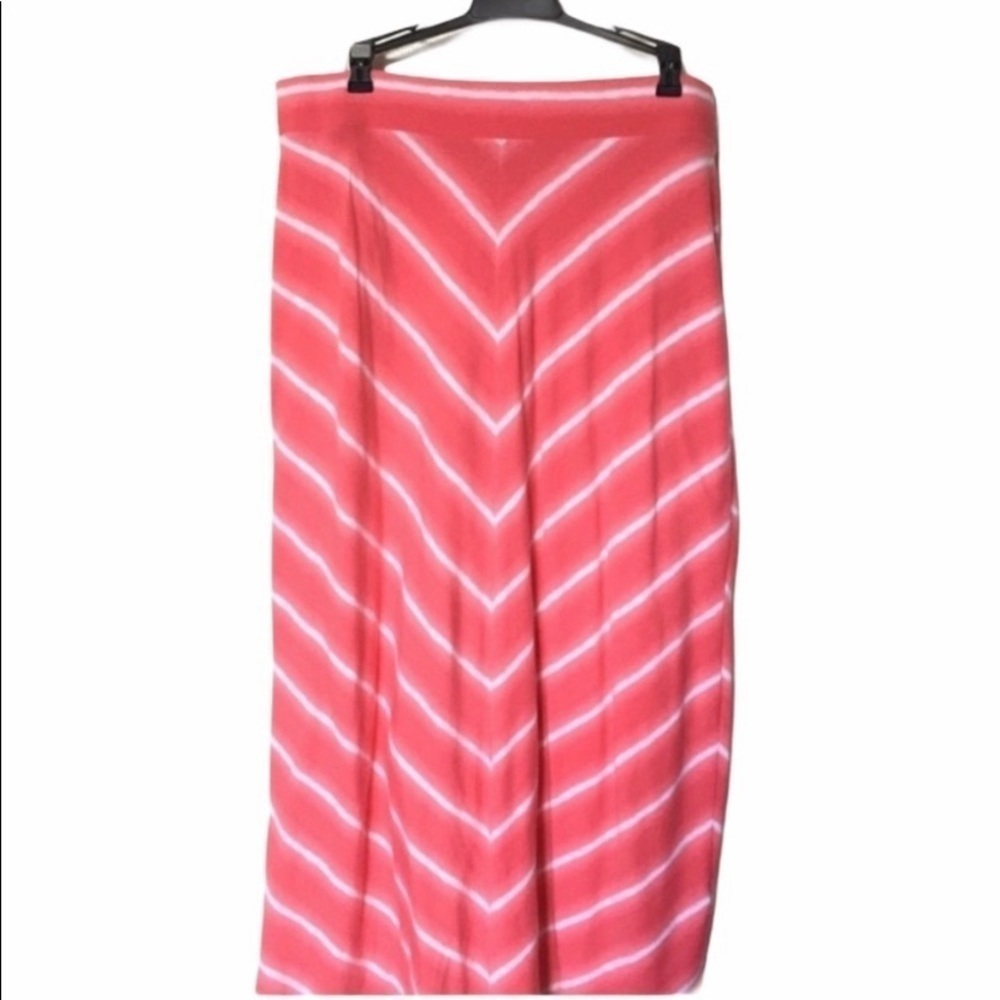 Sonoma Striped amazing Skirt Pink Size L - Picture 2 of 5
